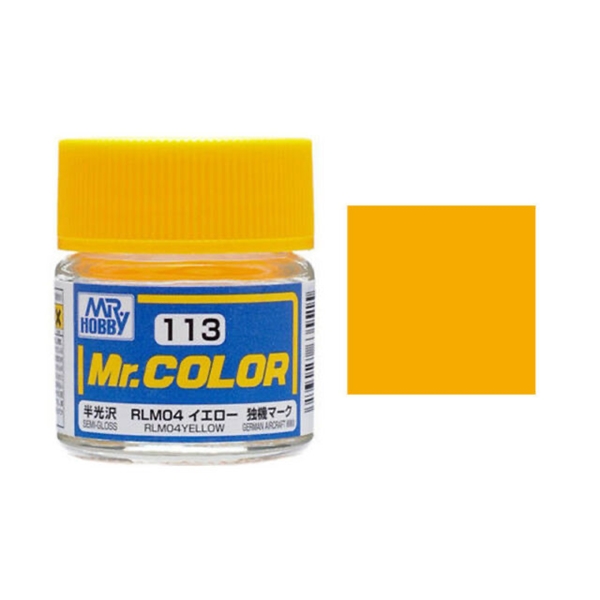 MR-C113 - Mr.Color C113 RLM04 Yellow Semi-Gloss (10ml)