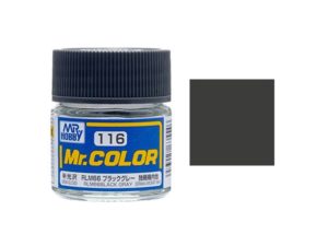 MR-C116 - Mr.Color C116 RLM66 Black Gray Semi-Gloss (10ml)