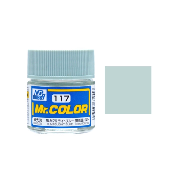 MR-C117 - Mr.Color C117 RLM76 Light Blue Semi-Gloss (10ml)