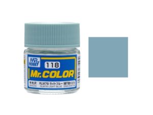MR-C118 - Mr.Color C118 RLM78 Light Blue Semi-Gloss (10ml)