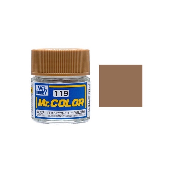 MR-C119 - Mr.Color C119 RLM79 Sand Yellow Semi-Gloss (10ml)