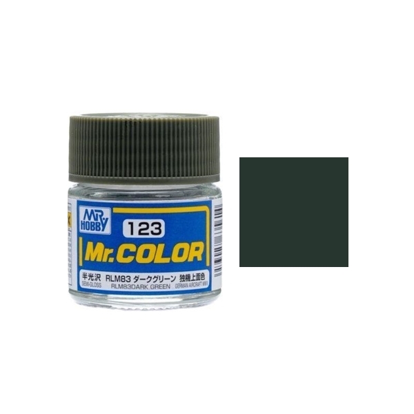 MR-C123 - Mr.Color C123 RLM83 Dark Green Semi-Gloss (10ml)