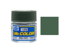MR-C129 - Mr.Color C129 Dark Green (Nakajima) Semi-Gloss (10ml)