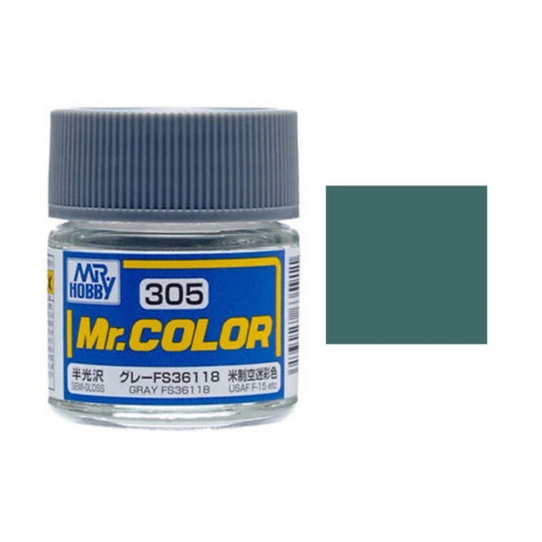 MR-C305 - Mr.Color C305 Gray FS36118 Semi-Gloss (10ml)