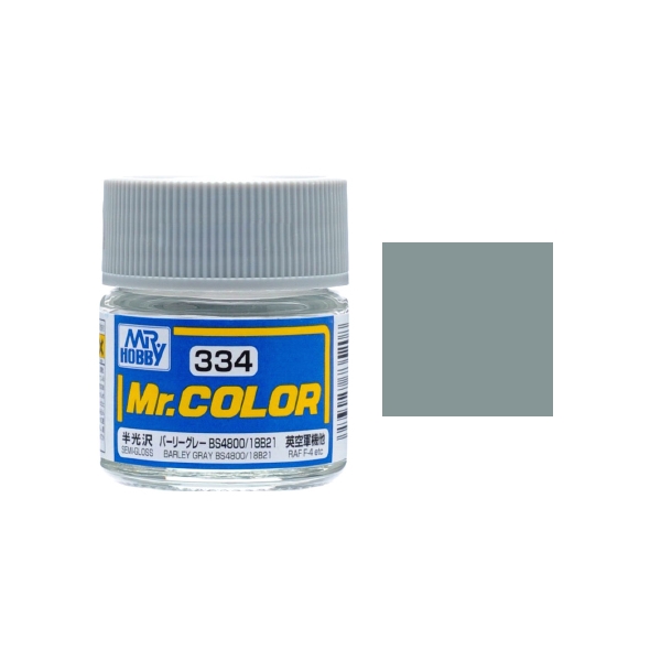MR-C334 - Mr.Color C334 Barley Gray BS4800/18B21 Semi-Gloss (10ml)