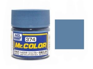 MR-C374 - Mr.Color C374 JASDF Shallow Ocean Blue Semi-Gloss (10ml)