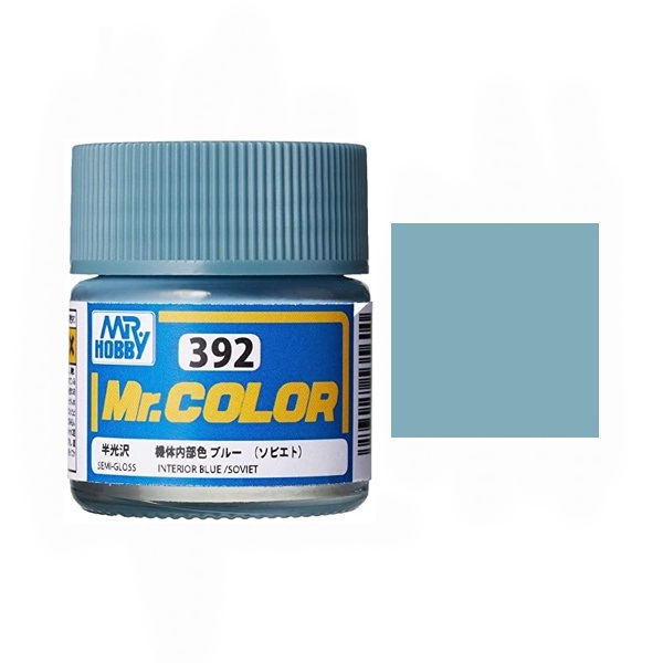 MR-C392 - Mr.Color C392 Interior Blue (Soviet) Semi-Gloss (10ml)