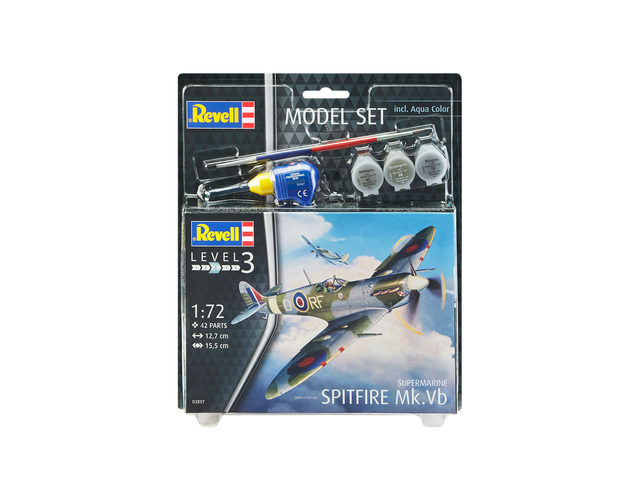 Rev63897 - 1:72 Supermarine Spitfire Mk.Vb (Model Set) - Image 7