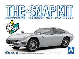 AOS05629 - 1:32 Toyota 2000GT (Sander Silver Metallic) (Snap Kit)
