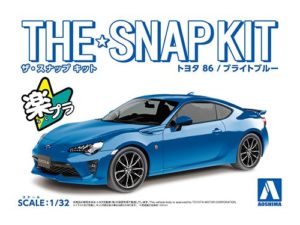 AOS05754 - 1:32 Toyota 86 (Bright Blue) (Snap Kit)