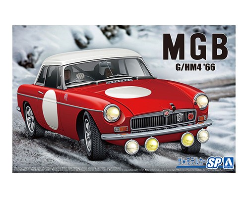 AOS06126 - 1:24 MG-B G/HM4 Club Rally Ver. '66