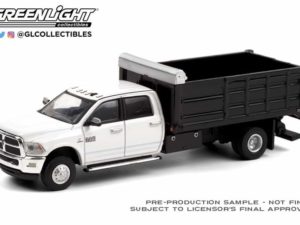 GL46060d - 1:64 2018 Ram 3500 Landscaper Dump Truck - Bright White