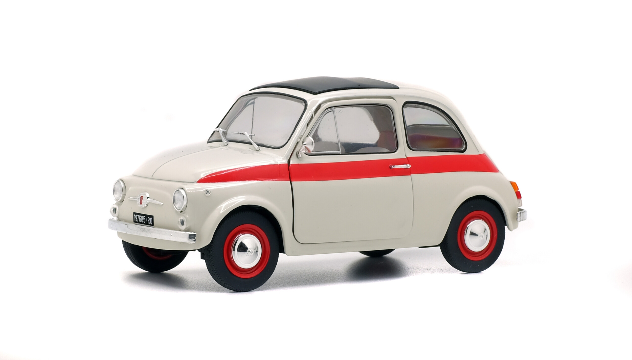 S1801401 – 1:18 Fiat 500 - Nuova 500 Sport - 1960 - Model Tech Hobbies