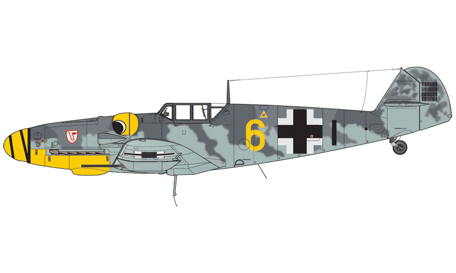Air-A02029A - 1:72 Messerschmitt Bf109G-6 - Image 2