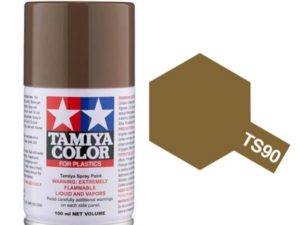 Tam85090 - Tamiya Spray Paint TS-90 Brown (JGSDF) (For Hard Plastic) (100ml)