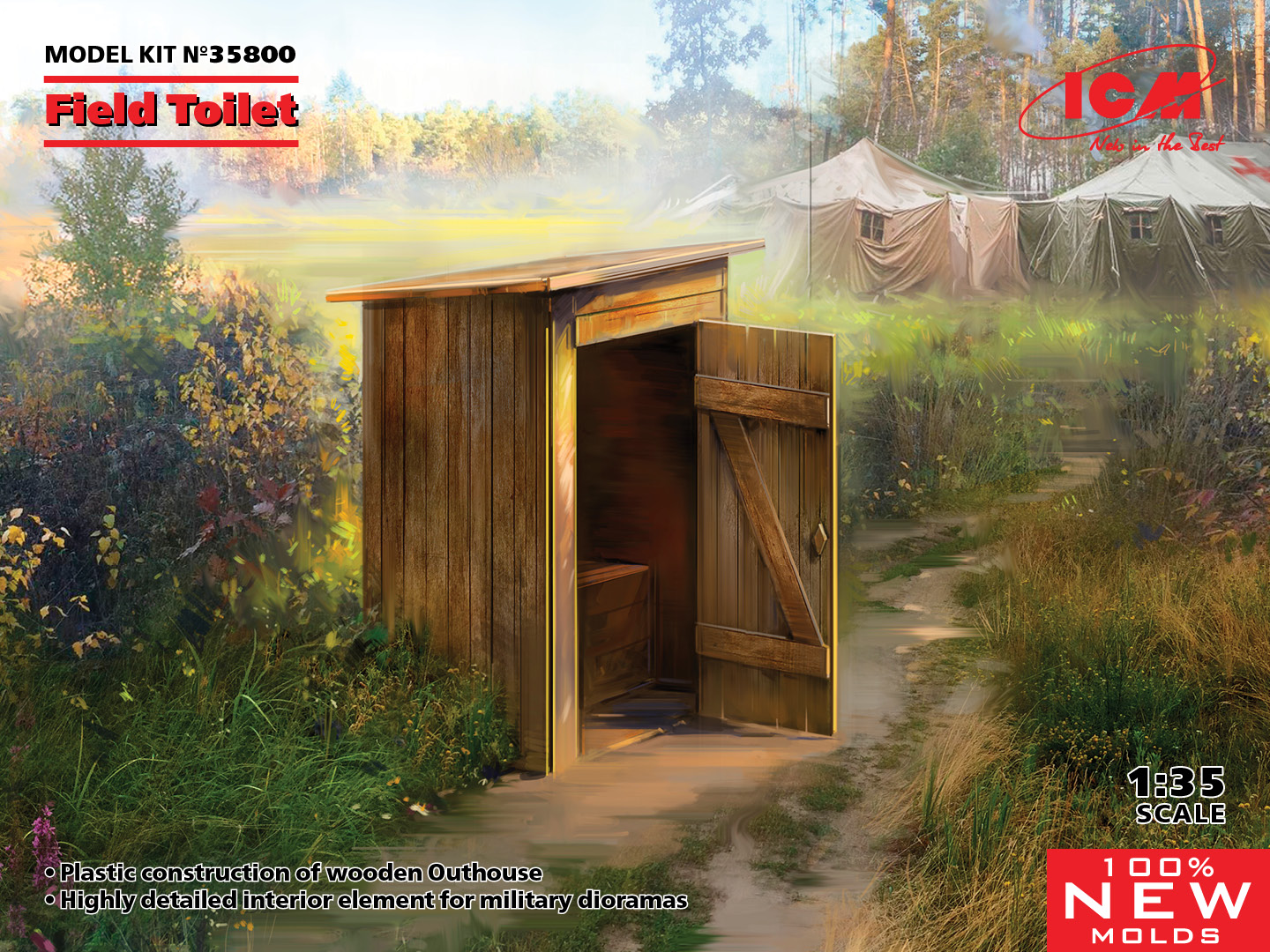 ICM35800 - 1:35 Field Toilet