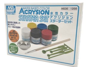 MR-NS30 - Mr Hobby NS30 Acrysion Starter Set - Water Based Colour