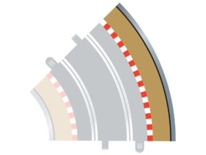 SCA-C8228 – Radius 2 Curve Outer Borders 45° x 4