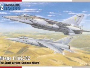 SH72435 - Special Hobby 1:72 Mirage F.1AZ/CZ ‘The South African Commie Killers’ (Plastic Model Building Kit - 21cm Long)