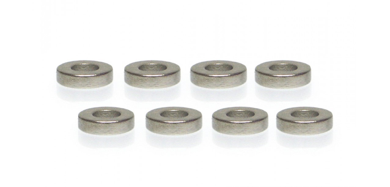 SI-CN12 - Neodimium Ring Magnet for Magnetic Suspension and F1 Wing 6x1.5mm (8)