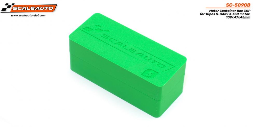 SC-5090B - Motor Container Box 3DP for 10pcs S-CAN FK-130 motor. 109x47x45mm - Image 3