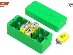 SC-5090C - Motor Container Box 3DP for 10pcs FLAT FK-180 motor. 109x47x51mm