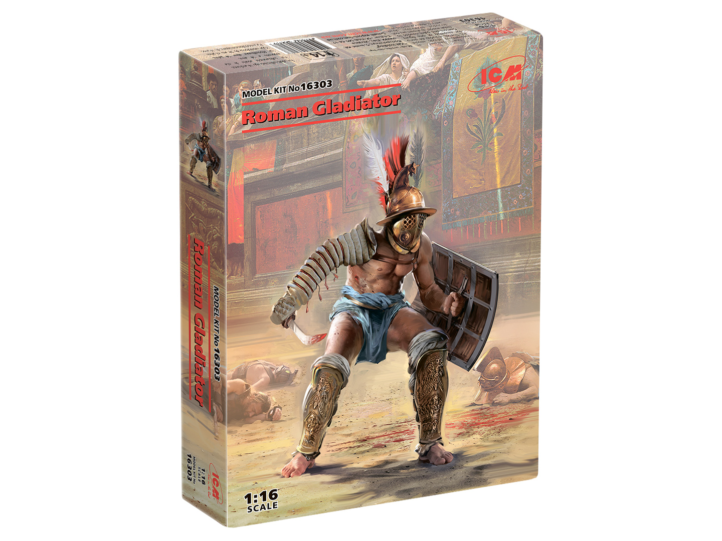 ICM16303 - 1:16 - Roman Gladiator - Image 2