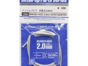 Tam12662  –  Tamiya Detail up Parts - Braided Hose - 2.0 mm Outer Diameter