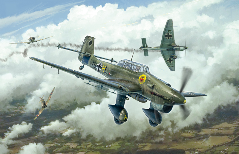 ITA2807 - 1:48 - Junkers Ju87B Stuka