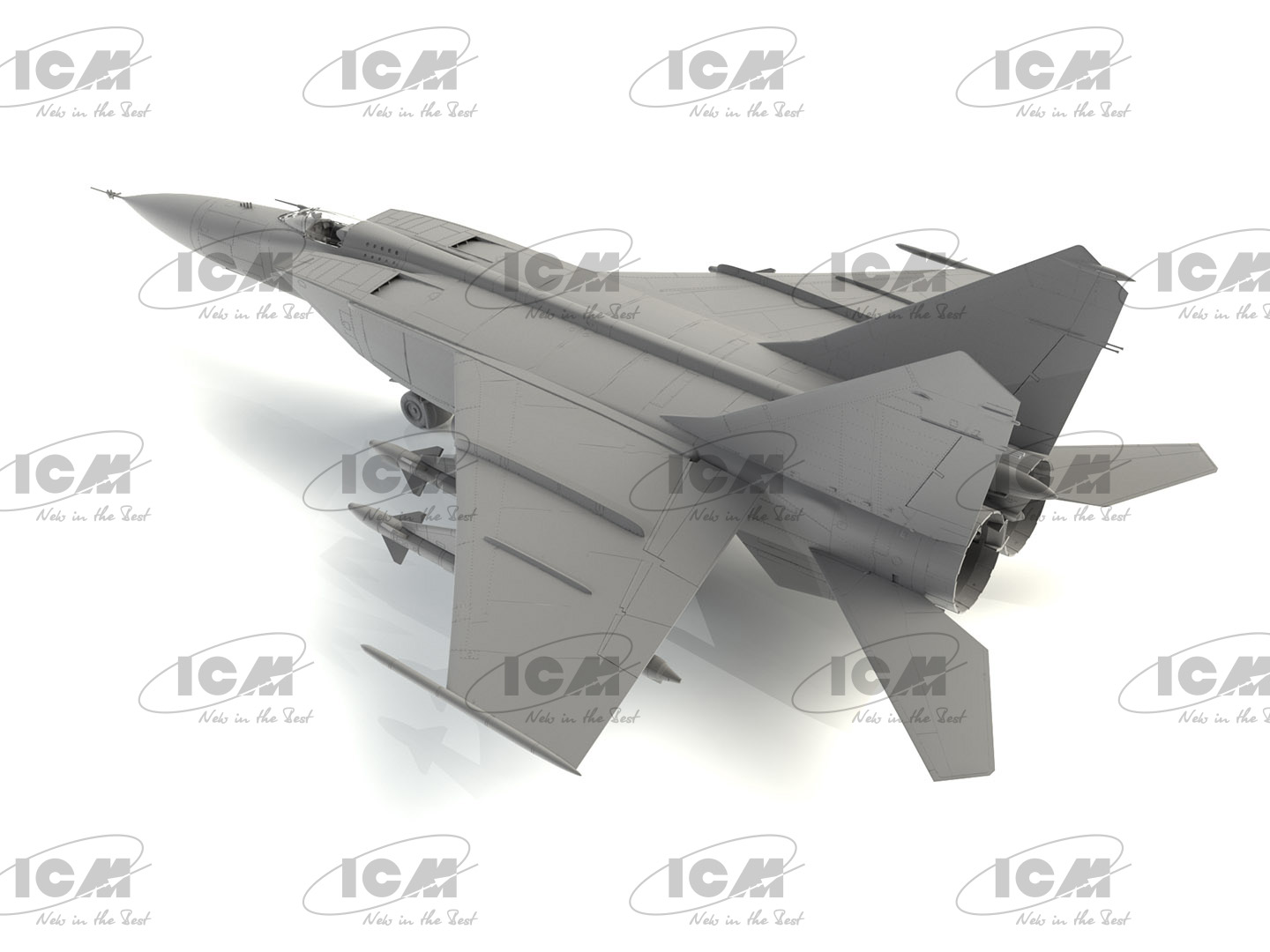 ICM72177 - 1:72 MIG-25 PD Soviet Interceptor Fighter - Image 4