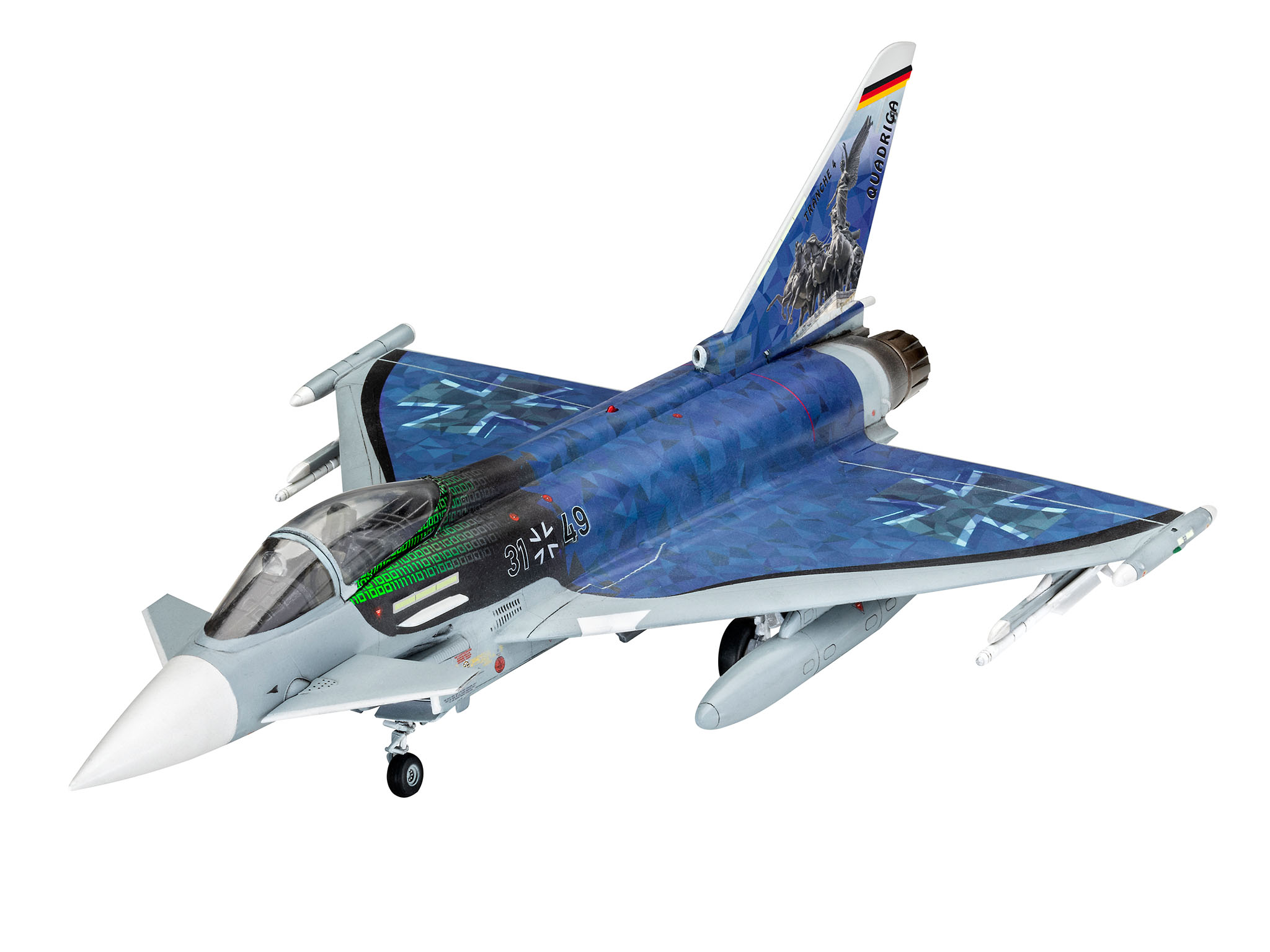 Rev63843 - 1:72 Eurofighter "Luftwaffe 2020 Quadriga" (Model Set) - Image 3