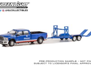 GL32250-D - 1:64 2020 Ram 2500 Laramie with Tandem Car Trailer - MOPAR