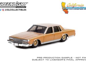 GL63010-C - 1:64 1985 Chevrolet Caprice Lowrider - Custom Gold