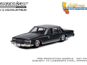 GL63010-D - 1:64 1987 Chevrolet Caprice Lowrider - Custom Black