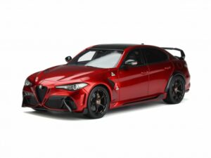 OT402 - Otto-Mobile 1:18 2020 Alfa Romeo Giulia GTAm Red (26cm Long Sealed Resin Model)