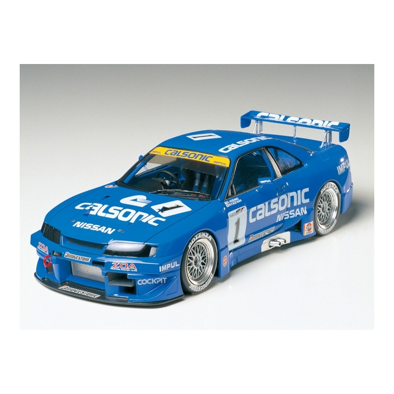 Tam24184 – Tamiya 1:24 Calsonic Nissan Skyline GT-R R33 (Plastic Model Building Kit - 18cm Long) - Image 2