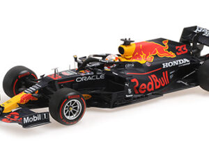 PMA110210633 – Minichamps - 1:18 Red Bull Racing Honda RB16B – Max Verstappen - Winner Monaco GP 2021 (30cm Long)