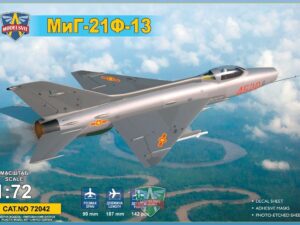 MSVIT72042 - 1:72 MIG-21 F-13 Supersonic Jet Fighter