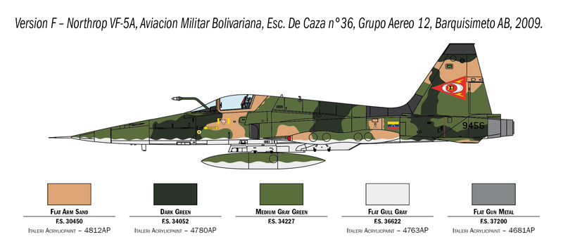 Ita1441 - 1:72 F-5A Freedom Fighter - Image 9