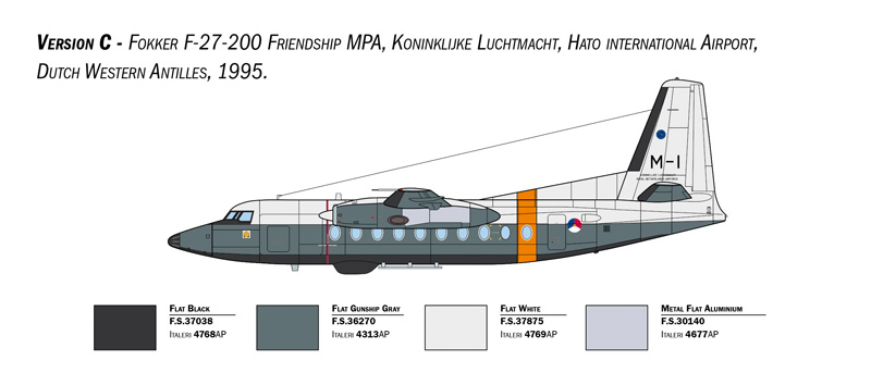 Ita1455 - 1:72 Fokker F-27 Maritime Patrol - Image 6
