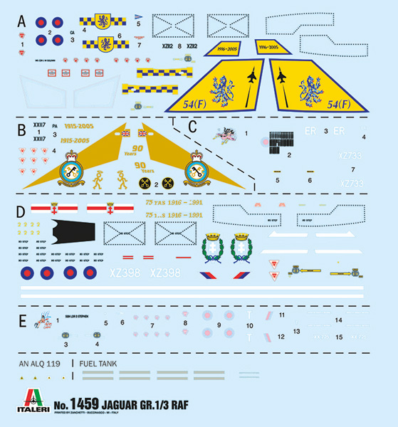Ita1459 - 1:72 Jaguar GR.1/GR.3 R.A.F. - Image 3