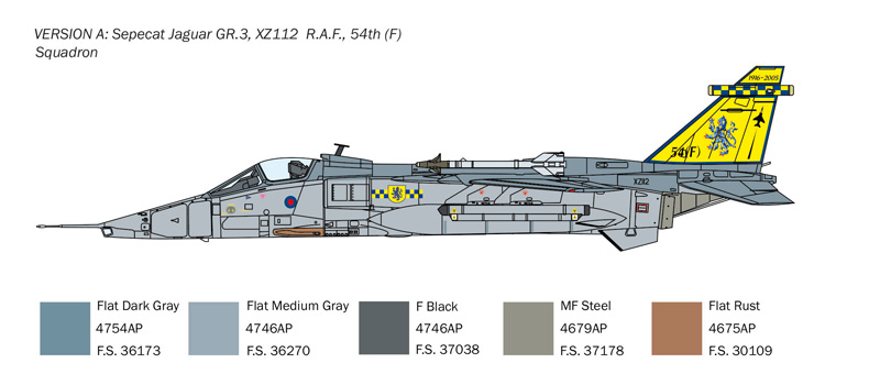 Ita1459 - 1:72 Jaguar GR.1/GR.3 R.A.F. - Image 4