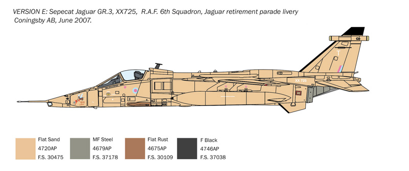 Ita1459 - 1:72 Jaguar GR.1/GR.3 R.A.F. - Image 8