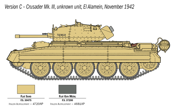 Ita6592 - 1:35 Crusader Mk. II With British Crew - Image 6