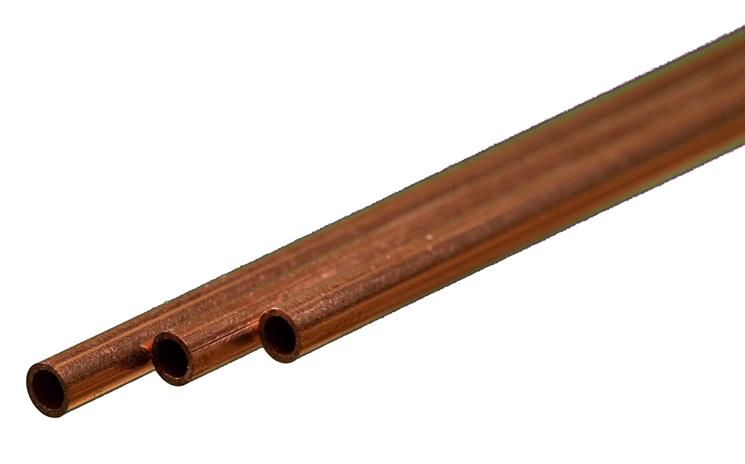 KS9870 - Round Copper Tube - 2.0mm ∅D x 0.36mm Wall (300mm) 4 Pcs - Image 2