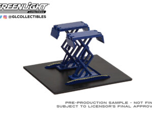 GL16160A - 1:64 Auto Body Shop - Double Scissor Lifts - Blue