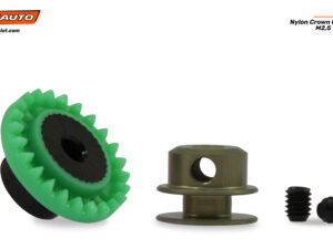 SC-1110R - In-Line Nylon Crown Gear 24th M50 with M2,5 screw (Light Green)