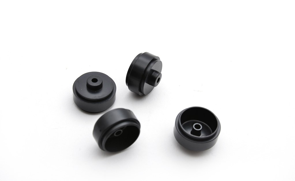 SI-W17308225P - Plastic Wheels Ø17.3 x 8.2 x 2.5mm, black, light wheels 0.70g (4)