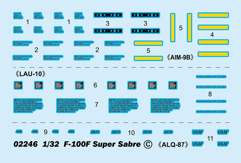 TRU02246 - 1:32 F-100F Super Sabre - Image 5