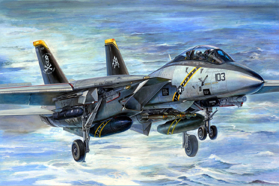 TRU03202 - 1:32 F-14B - Tomcat (Bomb-Cat) - Model Tech Hobbies